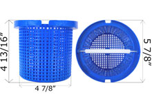 aladdin basket aqua-flow pump basket 6in b-34