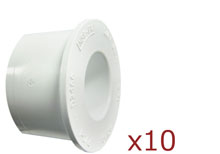 Dura Reducer Bushing 2 in. to 1 in. 10 pack 437-249x10