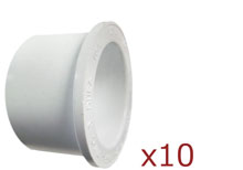 Dura Reducer Bushing 2 in. to 1-1/2 in. 10 pack 437-251x10