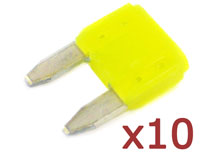 Hayward Fuse Yellow 20A 10 Pack GLX-F20A-10PK