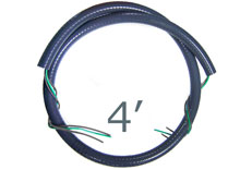 CMI 4 ft. 1/2 inch Whip Kit 220V 3-Wire WW1241-220
