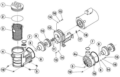 american eagle pump parts diagram